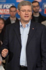 Conservative Party leader Steven Harper. 
