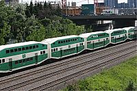 The GO-train in Toronto. 