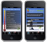 Skeptical science is a new application that provides iPhone users with simple responses to climate change skeptics' top arguments. 