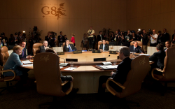 G8 leaders meet in Huntsville, Ontario. 