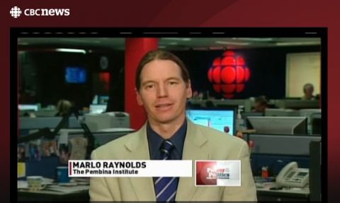 Marlo Raynolds, Executive Director of the Pembina Institute, speaking on CBC's Power and Politics this week about Canada's new emissions target. 