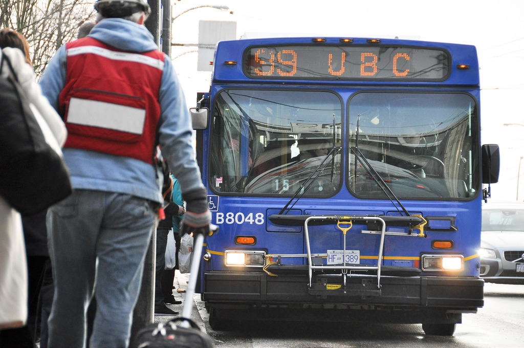 * Express bus in Vancouver. Photo: Stephen Hui, Pembina Institute