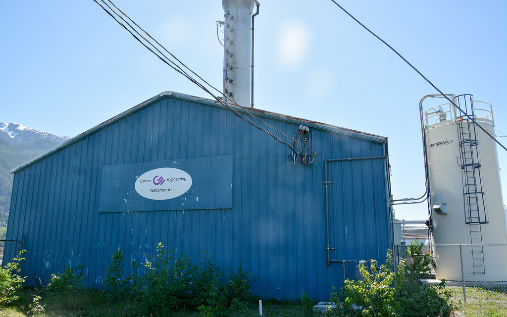 * Clean tech: the Carbon Engineering plant in Squamish, B.C. Photo: Stephen Hui, Pembina Institute