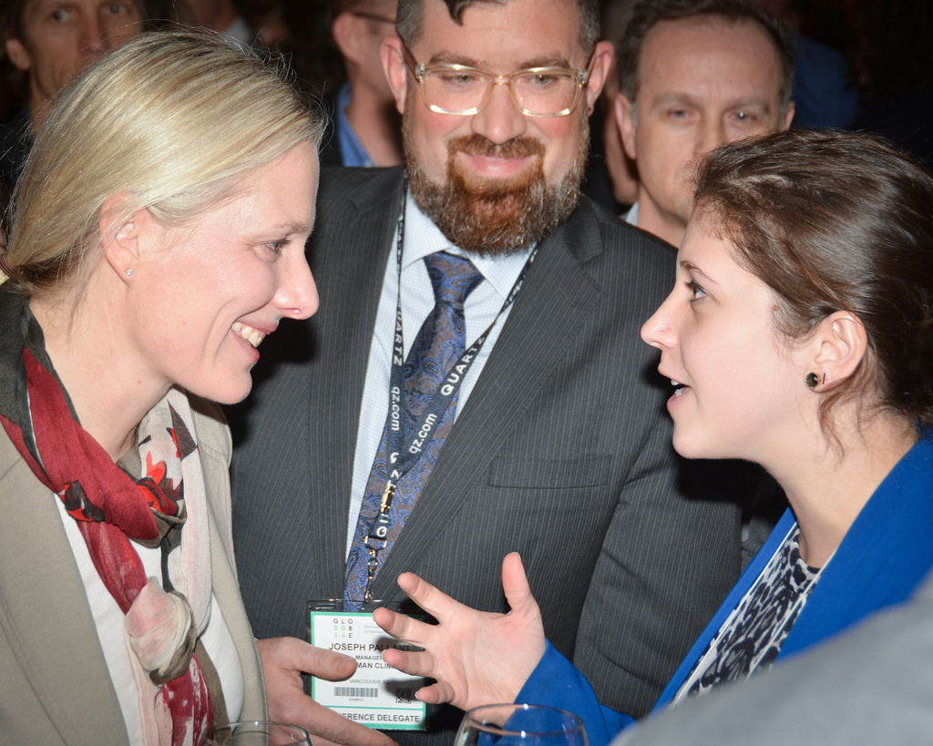 Minister Catherine McKenna and reception attendees