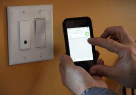 * The Belkin WeMo programmable light switch combines home automation and smartphones and if used correctly can help save you a lot of energy.