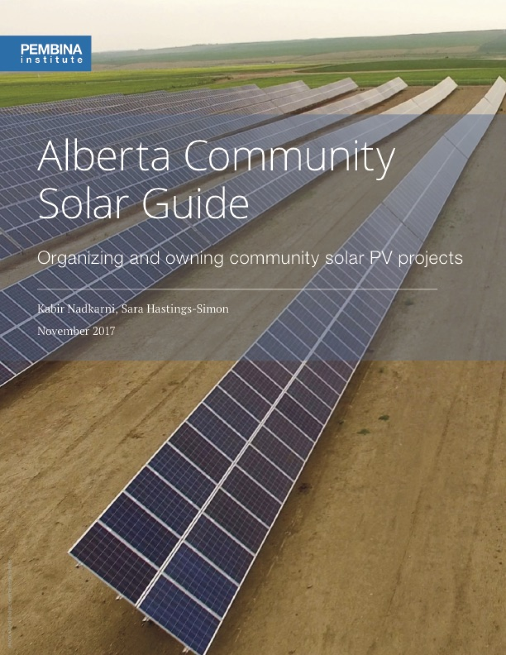 Alberta Community Solar Guide Publications Pembina Institute