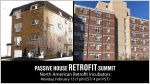 Event banner for Passive House Retrofit Summit with older buildings