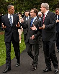 U.S. President Barack Obama and Prime Minister Stephen Harper