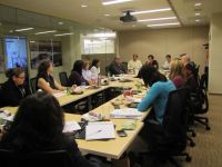 First Nations leaders discuss their concerns over the impacts of oilsands development with NGO groups in Washington, D.C.