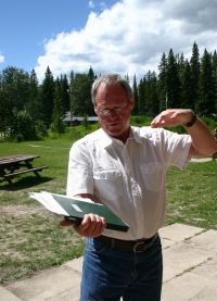 Peter Dickey at the Pembina staff assembly in 2005