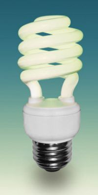 compact fluorescent lightbulb