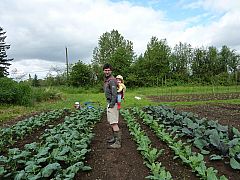 Matt at Nathan Creek Organic Farm