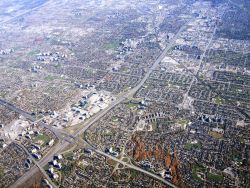 Urban sprawl in the GTA.  