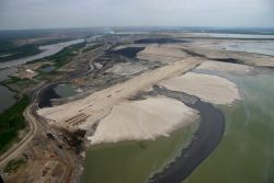 Tailings lake, northern Alberta