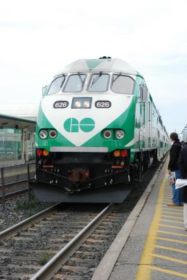 GO train stop