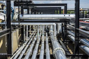 Pipes at natural gas plant. Photo credit: Province of British Columbia on Flickr.