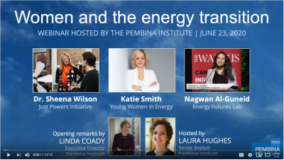 banner for New Energy Economy Women and the energy transition