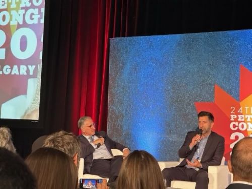Chris Severson-Baker at the World Petroleum Congress