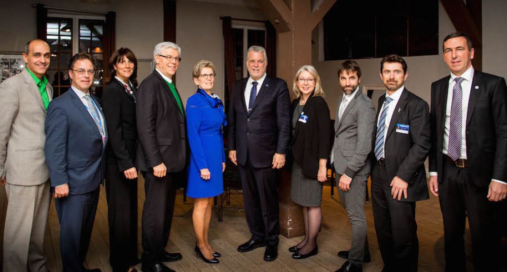 The premiers of Manitoba, Ontario, and Quebec, and Alberta and B.C.'s environment ministers spoke at Canada Night.