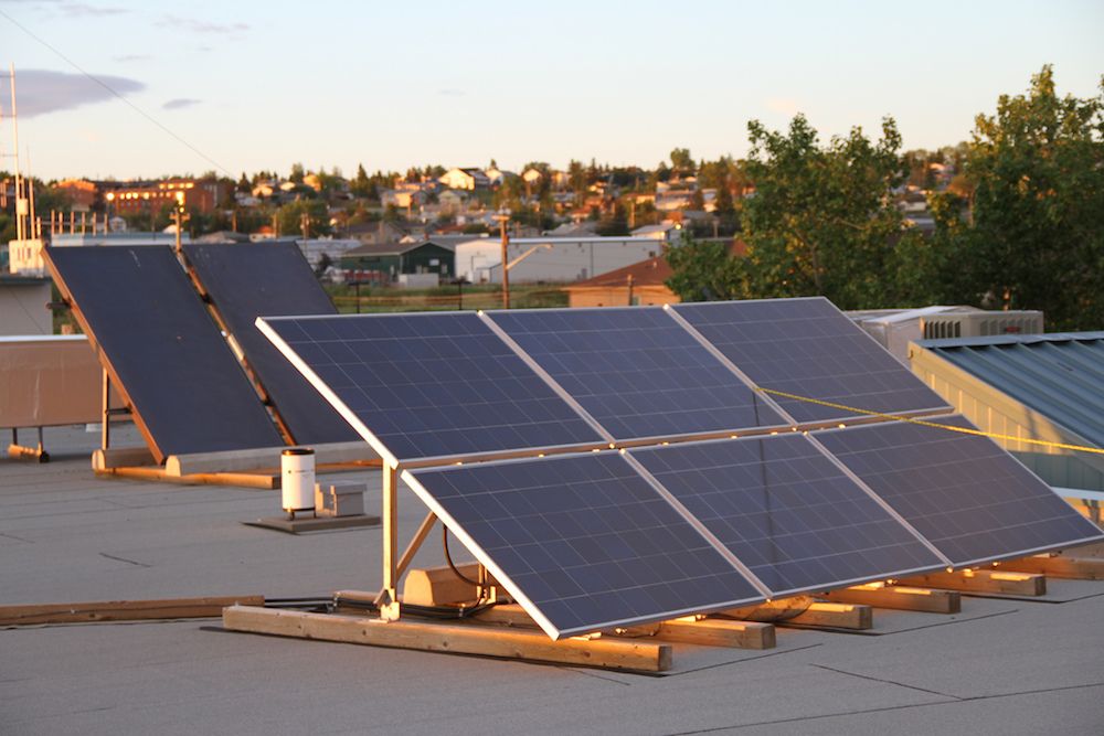 * Solar power is one key source of renewable electricity. Photo: David Dodge, Green Energy Futures