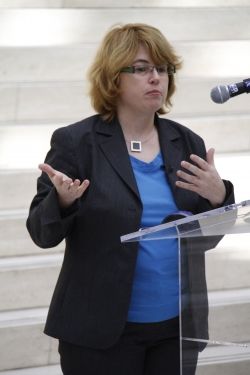* Christine Worlen speaking in Edmonton in 2011