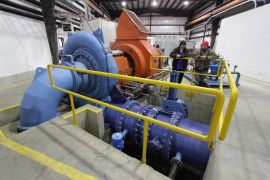 * The China Creek run-of-river project is owned by the Hupacasath First Nation and produces 6.5 megawatts of electric at peak, enough for 6,000 homes in Port Alberni, BC. Photo David Dodge, Green Energy Futures