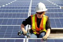 * * Alberta's minister of energy, Frank Oberla, at CanSIA's Solar West event in Calgary Oct. 1, 2014. 