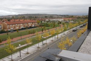 * Even the suburbs of Vitoria-Gasteiz are green and pedestrian friendly. Photo: David Dodge