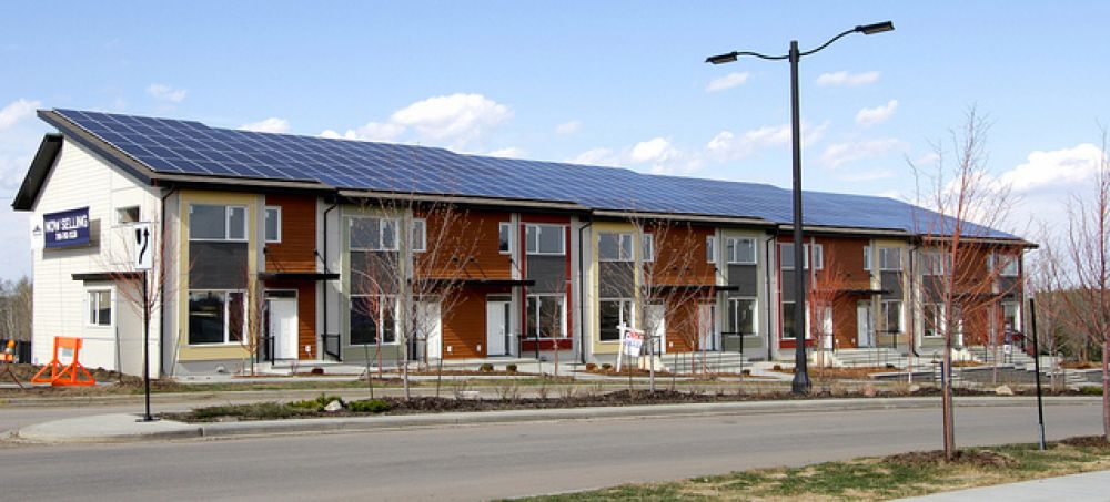 * Landmark's Sparrow Landing net-zero town home project in Edmonton