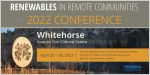 Banner for Renewables in Remote Community 2022