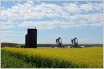 Oil and gas infrastructure on rural Alberta agricultural land