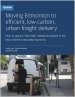 Moving Edmonton to efficient, low-carbon, urban freight delivery