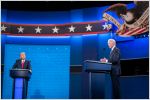 The final presidential debate of the 2020 U.S. election with Trump and Biden on stage