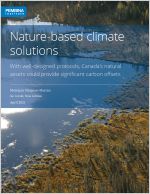 Cover to Nature-based climate solutions with River in boreal forest, autumn