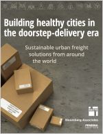 Cover of Building healthy cities with image of parcels