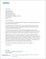 Letter to NRCan