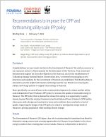 Cover of recommendations to Nunavut to accelerate clean energy projects