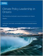 Cover of Climate Policy Leadership in Ontario with Niagara Falls