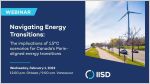 Navigating Energy Transitions: IISD webinar banner
