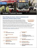 Urban transit buses fact sheet