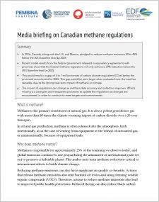 First page of methane joint letter