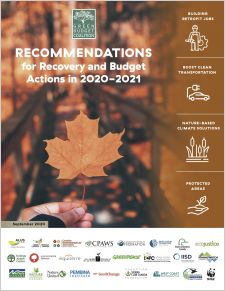 Cover of Green Budget Coalition recommendations