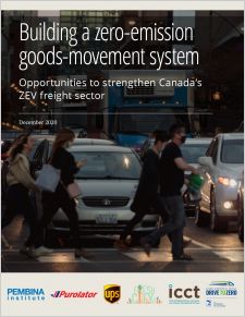 Cover of report on zero-emission goods-movement system