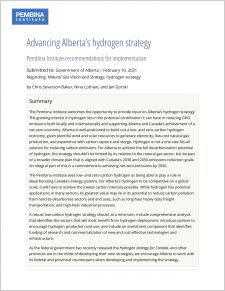 Cover of hydrogen strategy comments