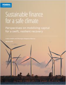 Cover of Sustainable finance for a safe climate