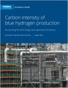 cover of Carbon intensity of blue hydrogen