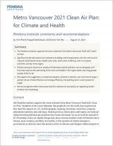 cover of Advice on clean air plan