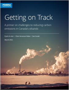 Cover of Getting on Track with Oilsands plant at sunset