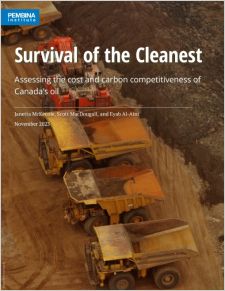 Cover of Survival of the Cleanest: Assessing the cost and carbon competitiveness of Canada’s oil