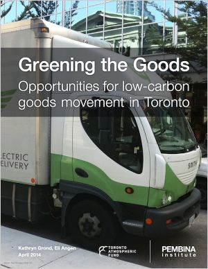 Greening the Goods report cover